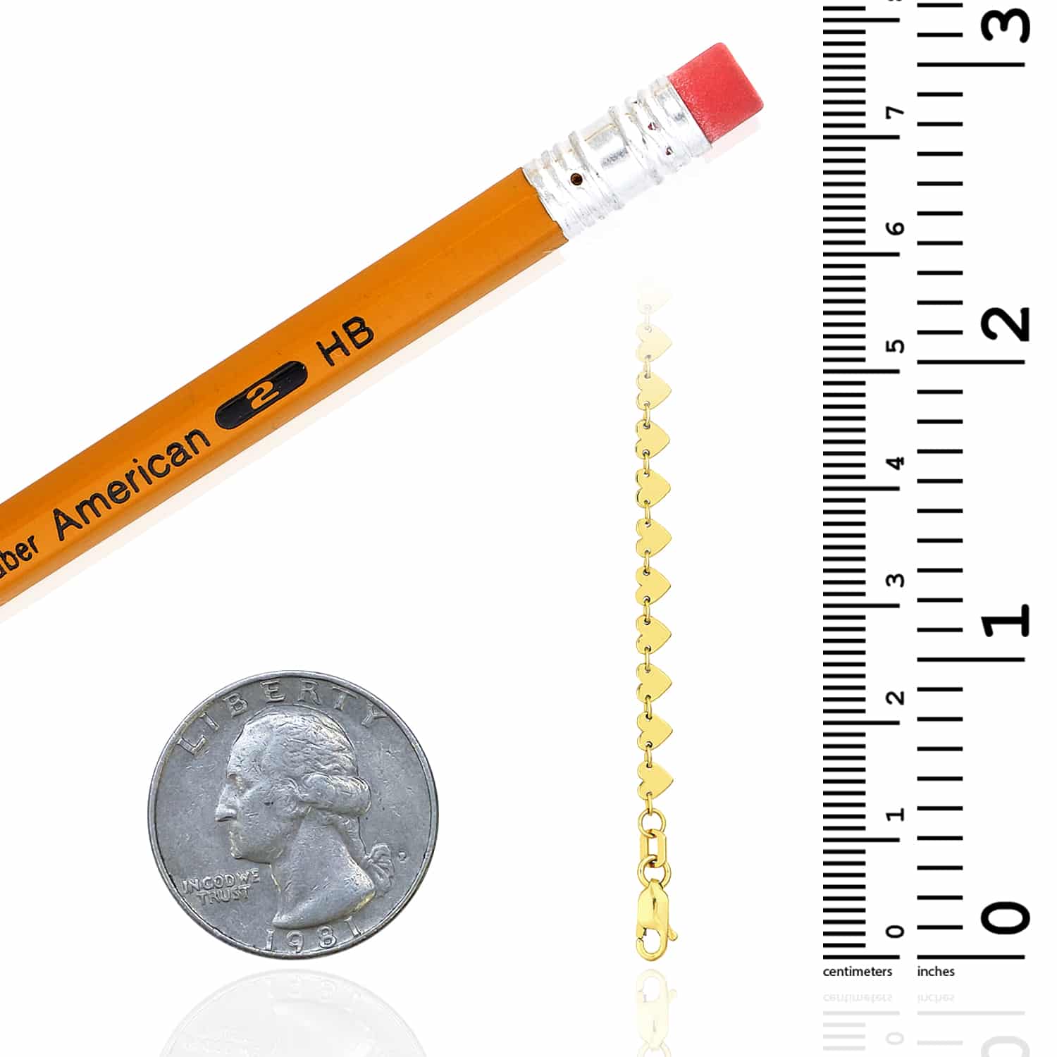 14K Gold Heart Embrace Love Necklace