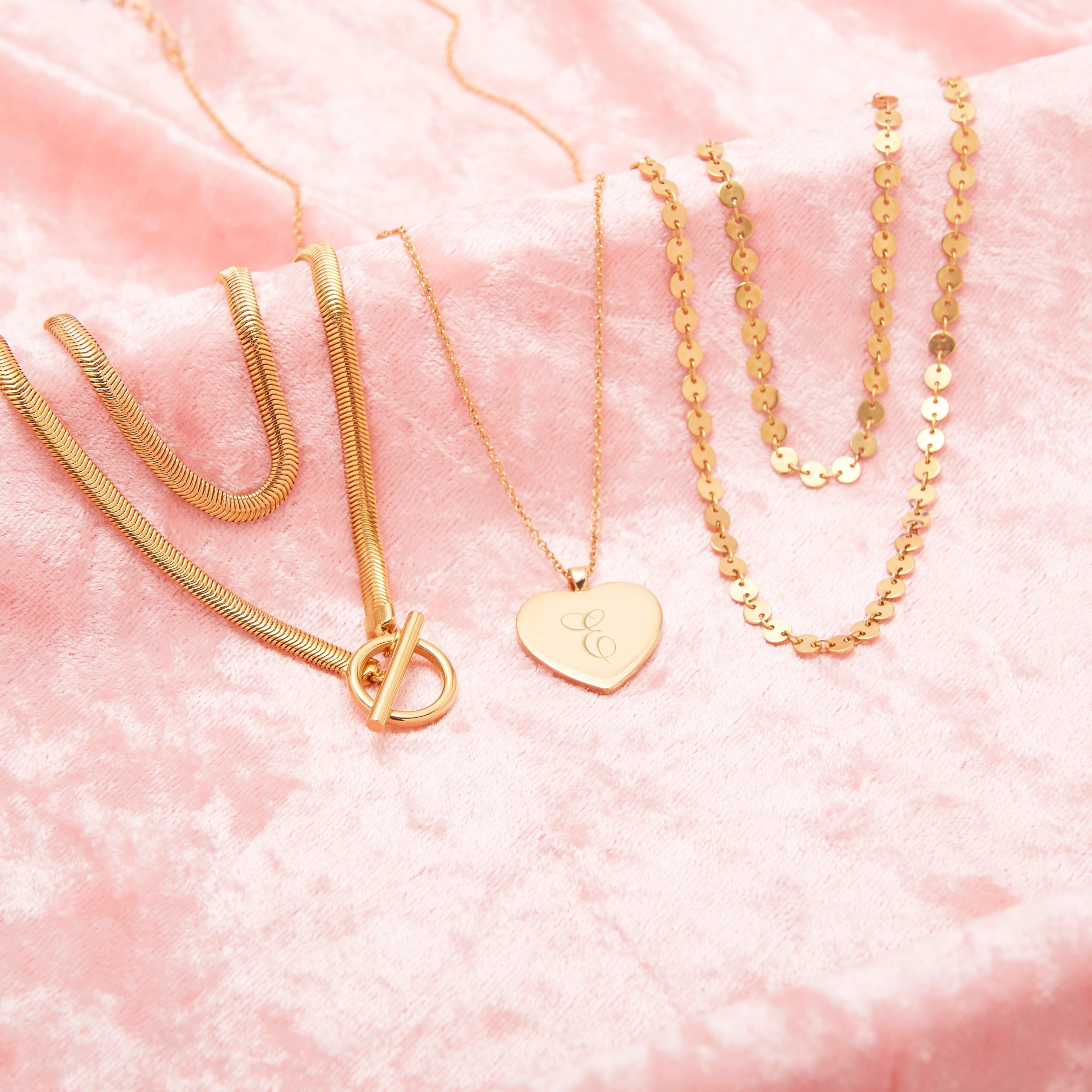 14K Gold Aurelle Herringbone Choker