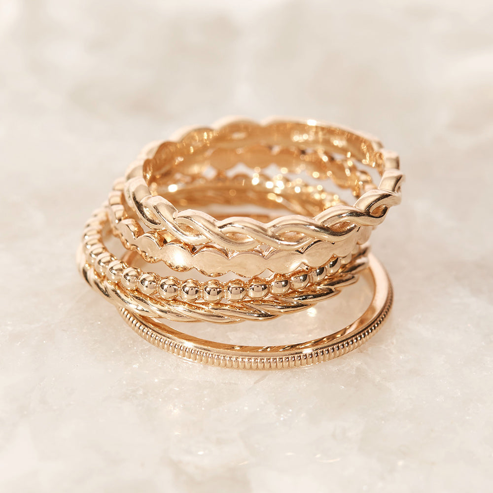 14K Gold Amaris Bold Band Ring