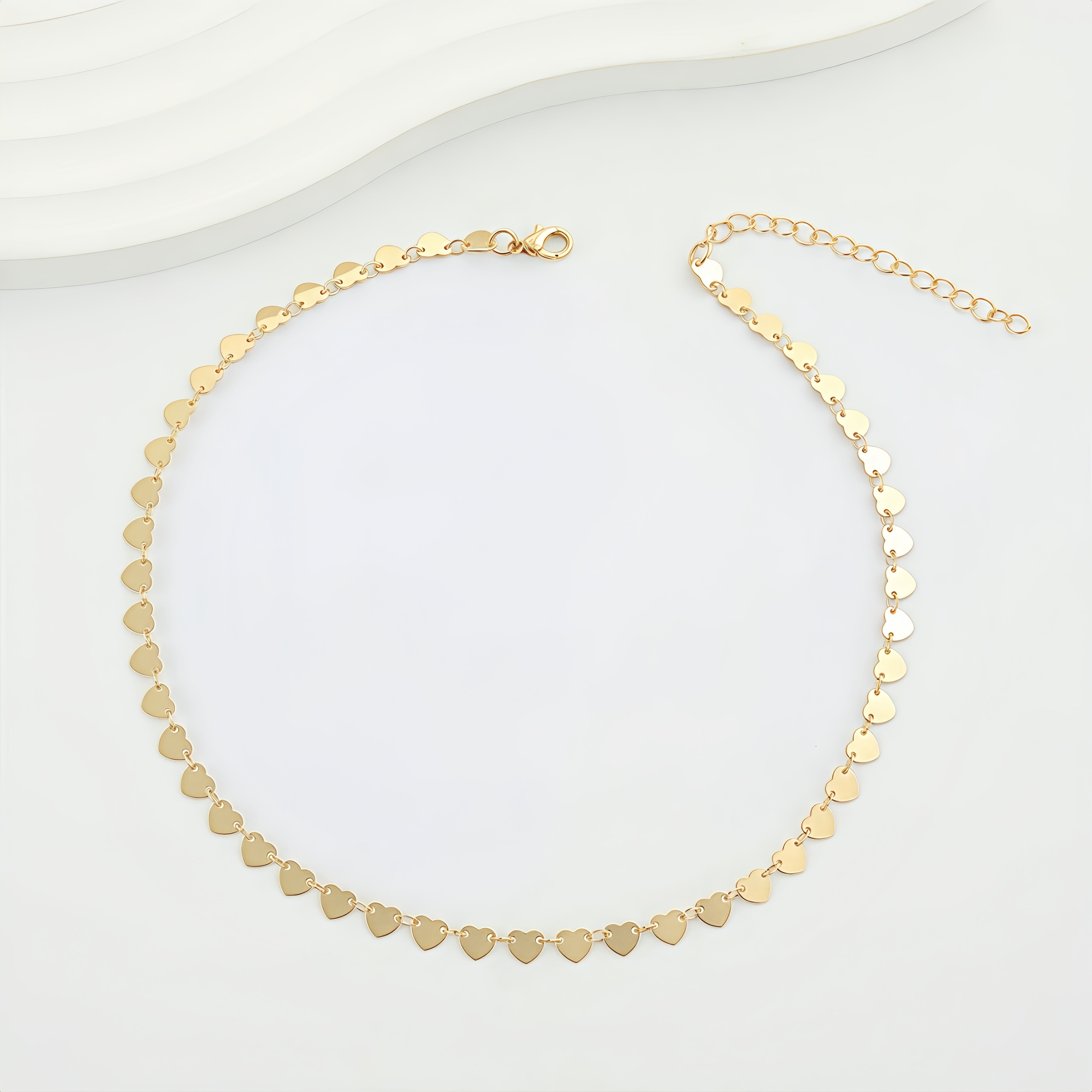 14K Gold Heart Embrace Love Necklace