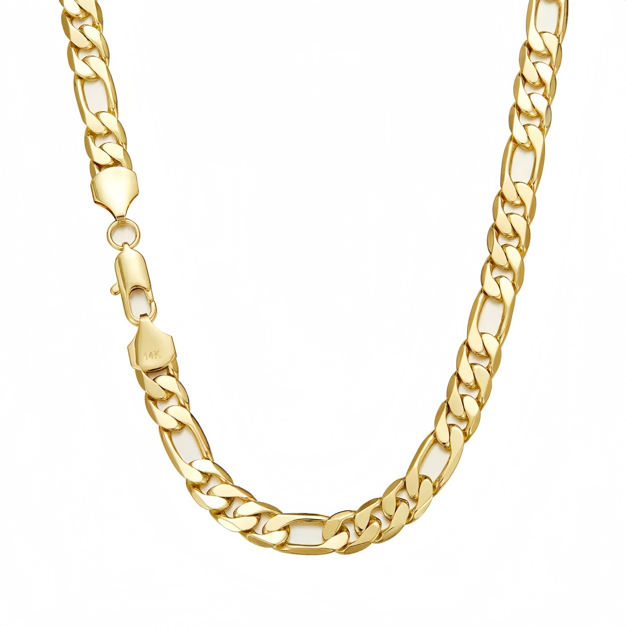 14K Gold Classic Figaro Chain