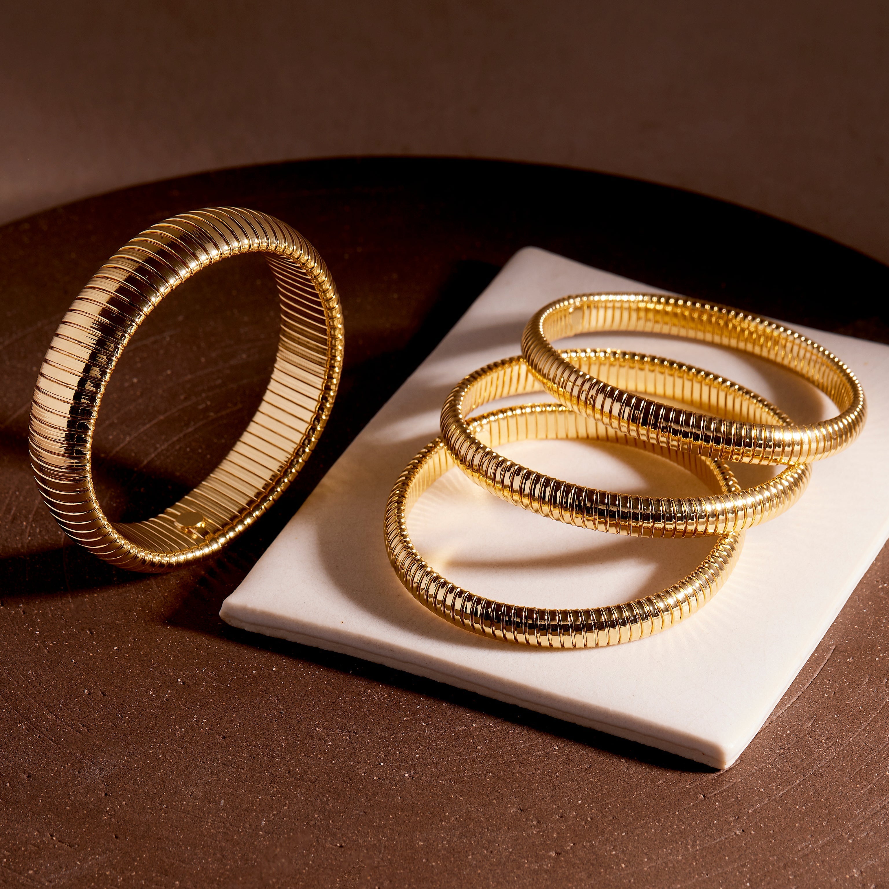 14K Gold Verona Statement Bracelet