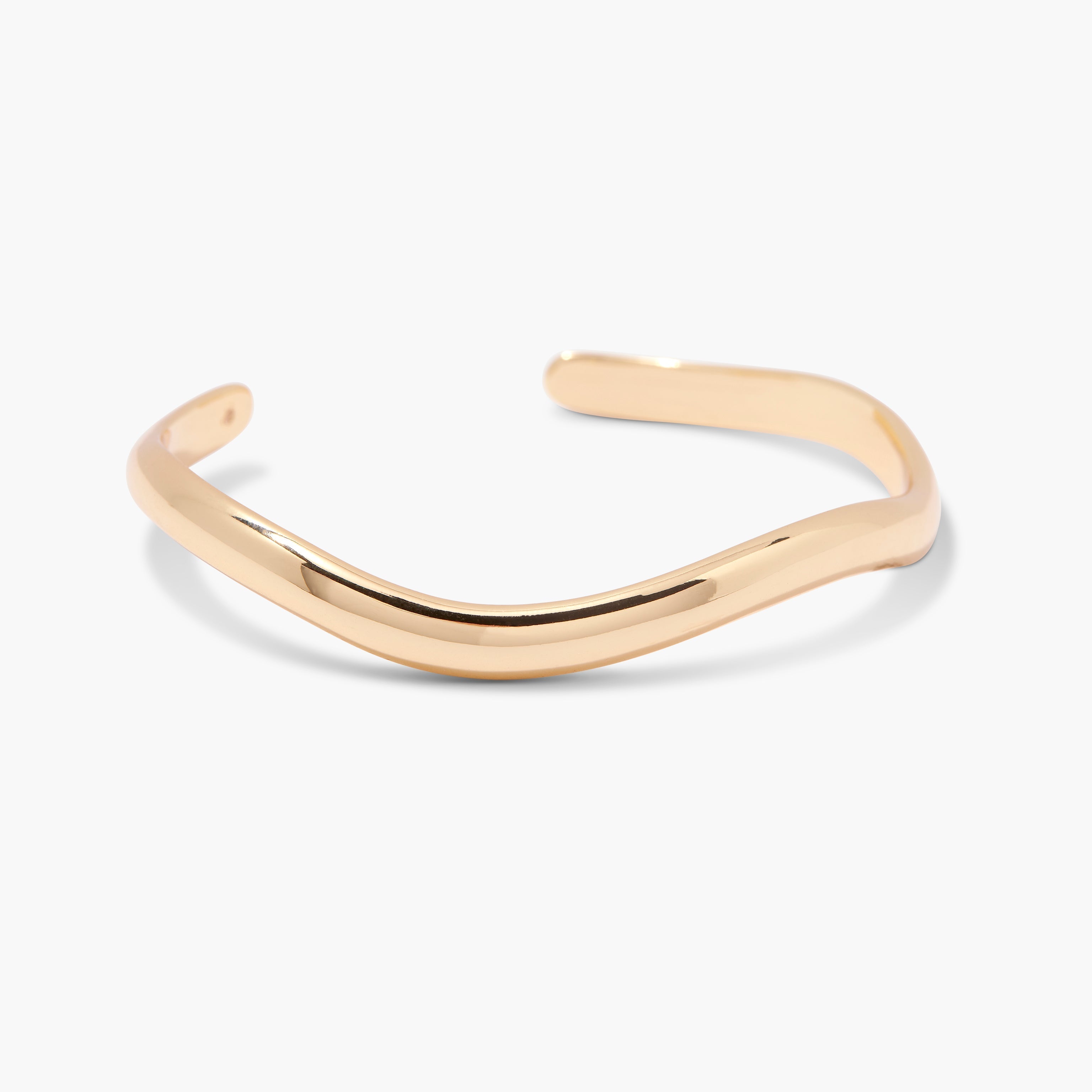 14K Gold Aurelia Wave Cuff