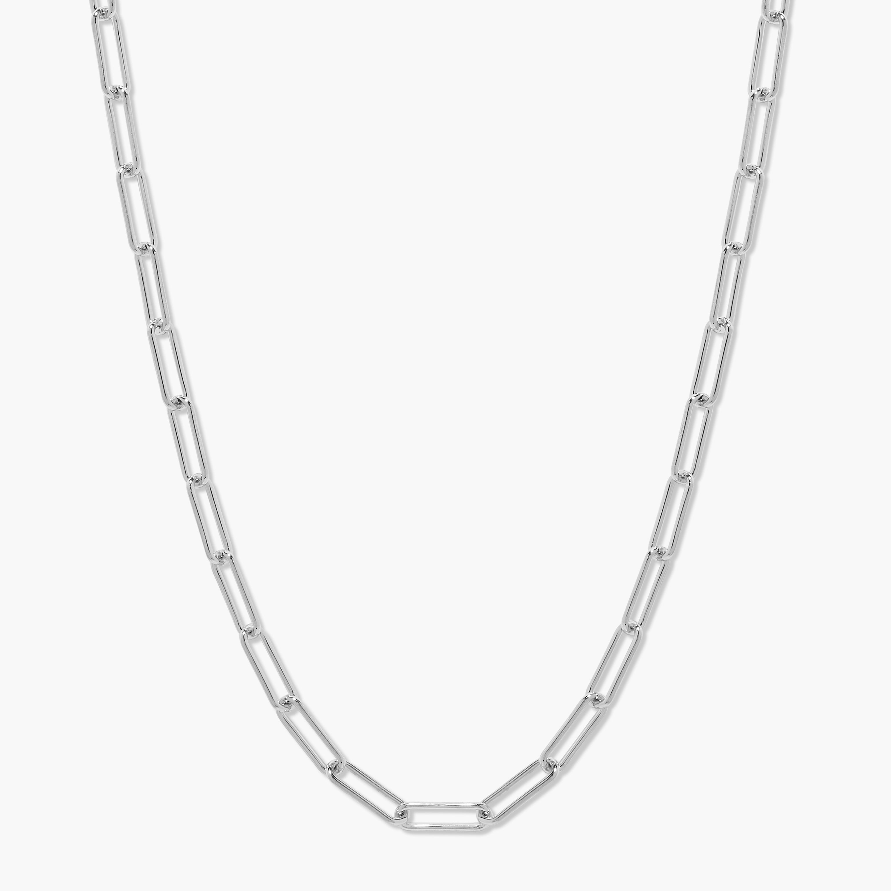 14K Gold Aurelle Paperclip Necklace