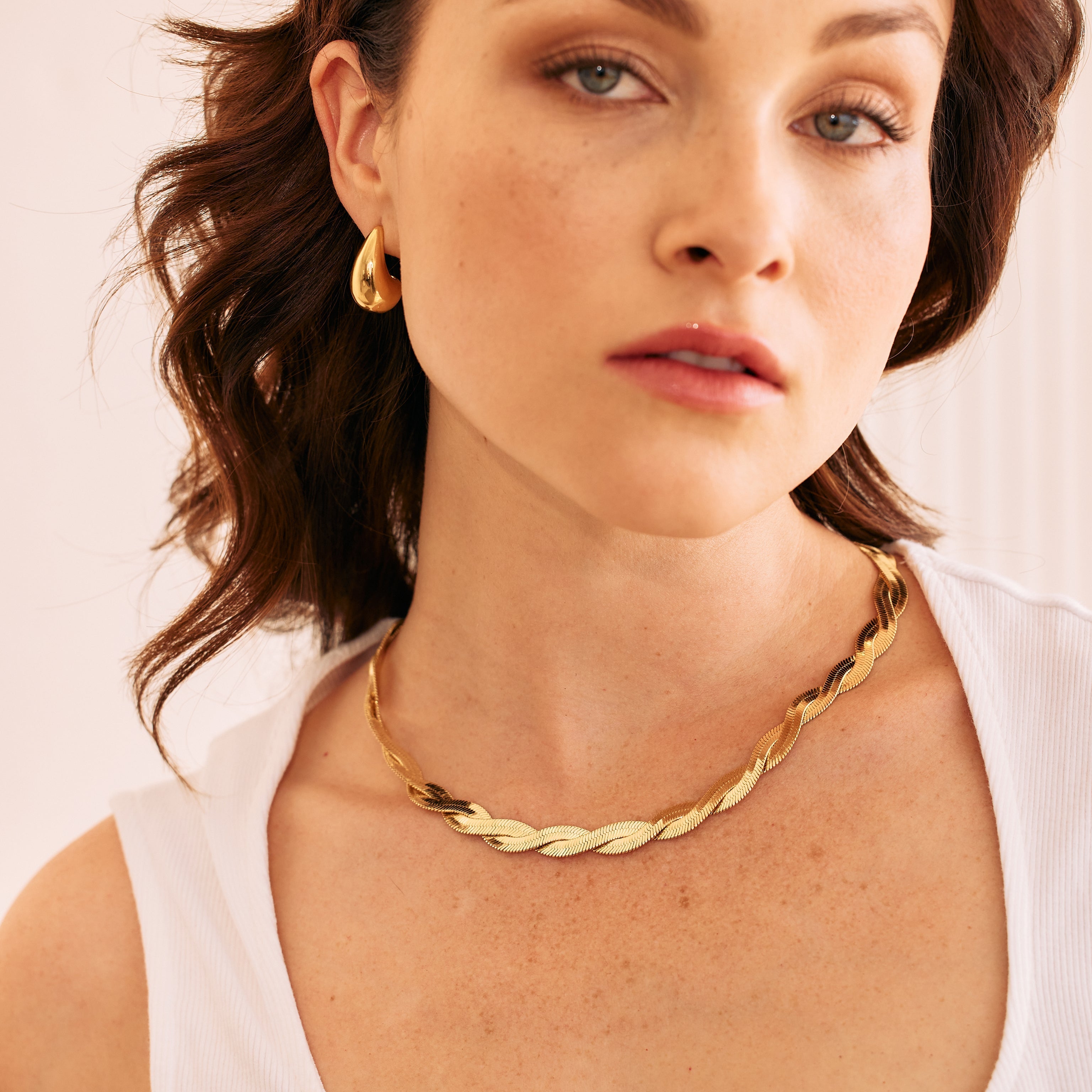 14K Gold Auretta Statement Chain