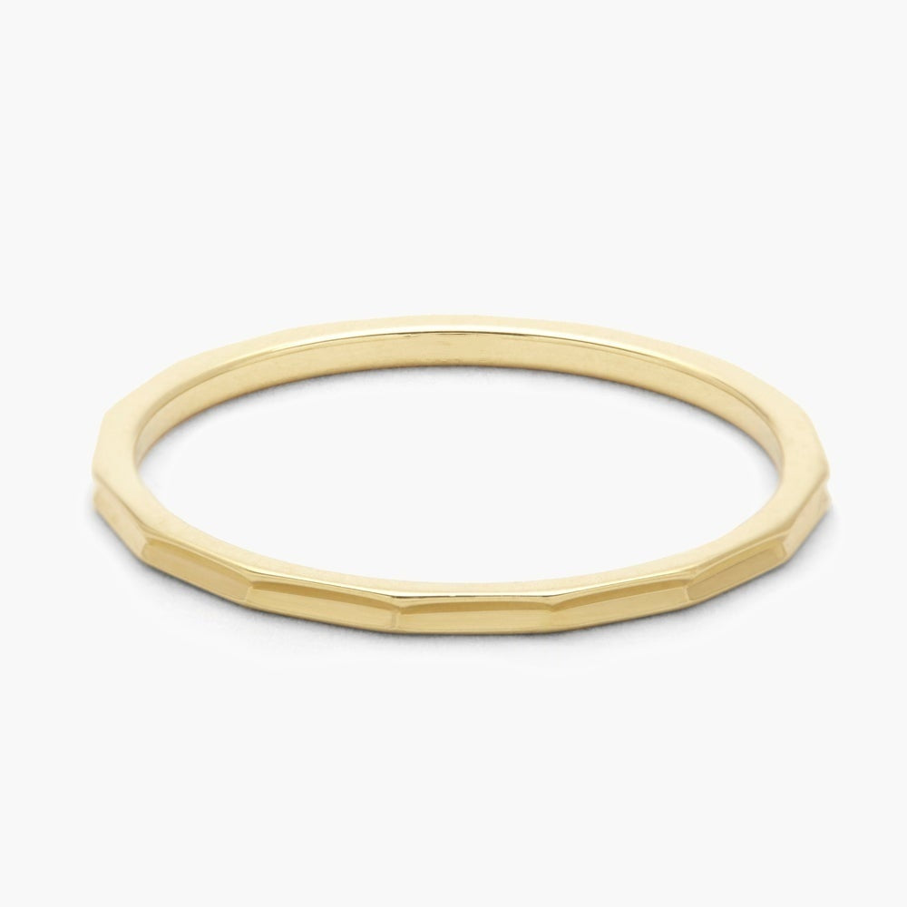14K Gold Éclat Fine Band Ring