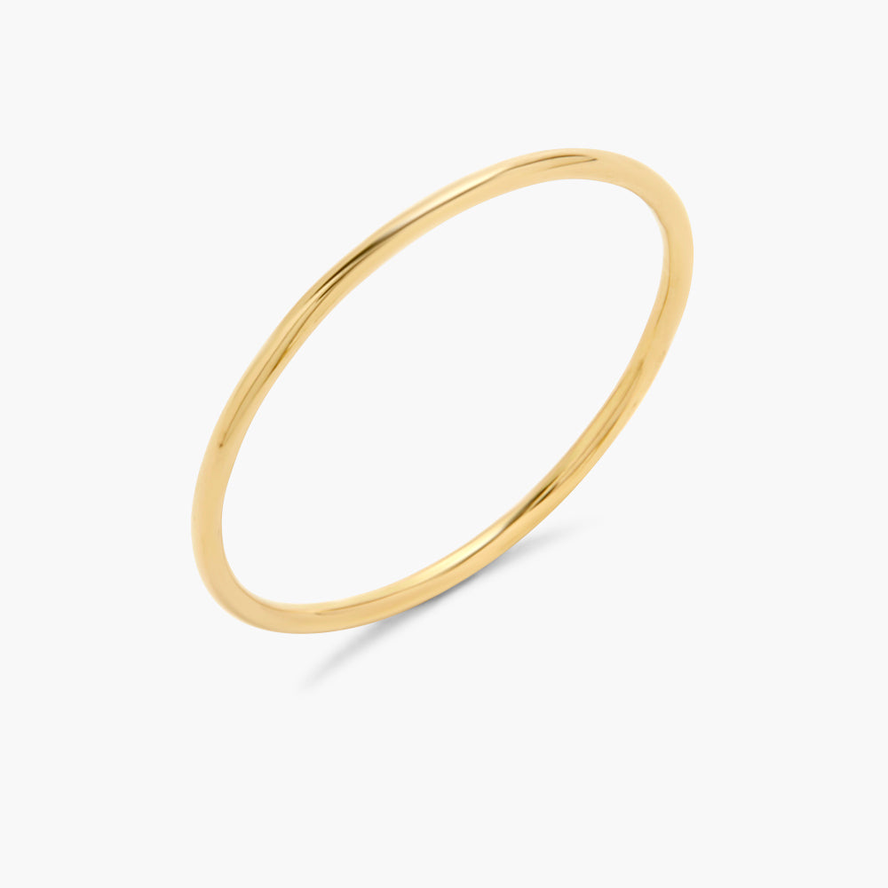 14K Gold Eterna Fine Band Ring