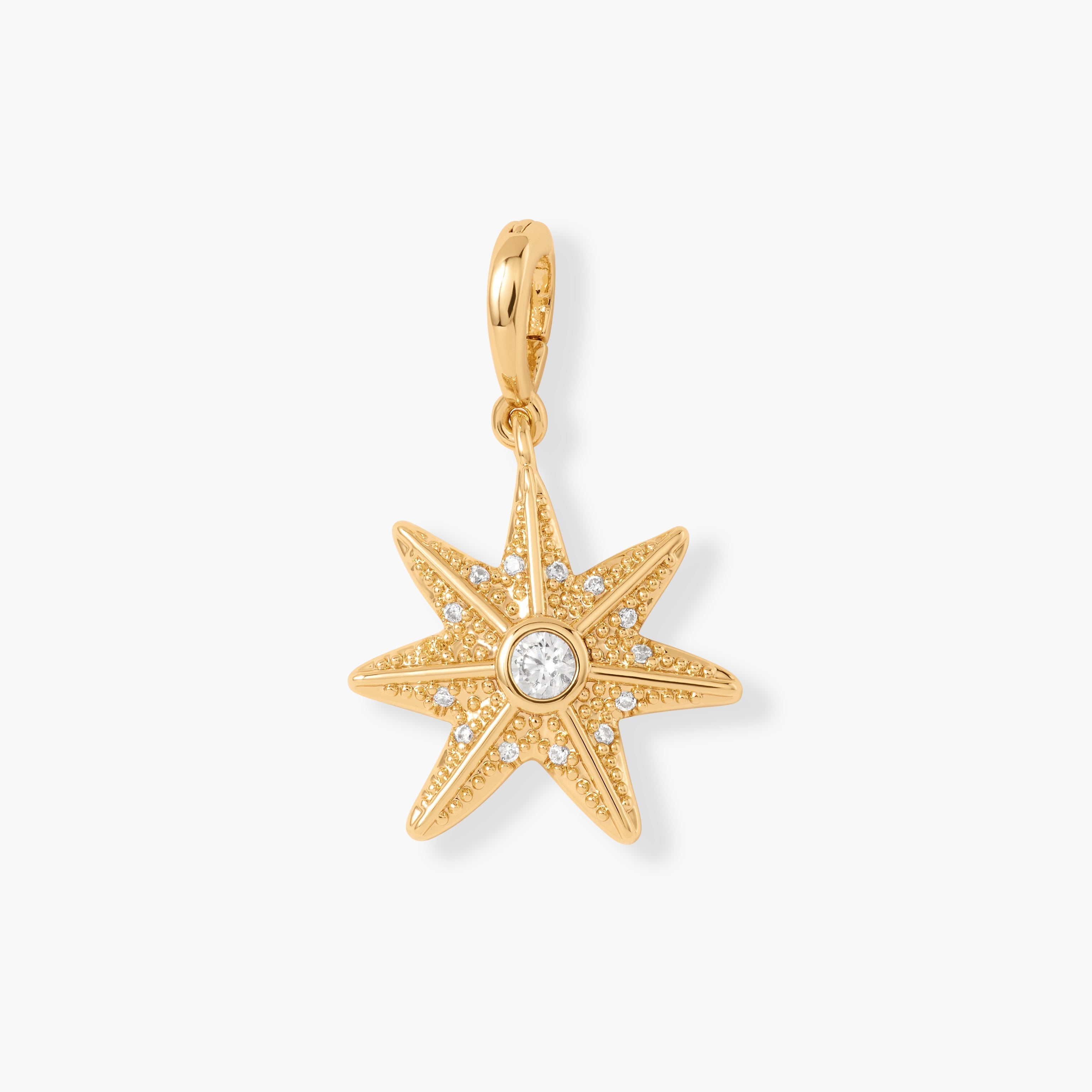 14K Gold Celeste Star Charm