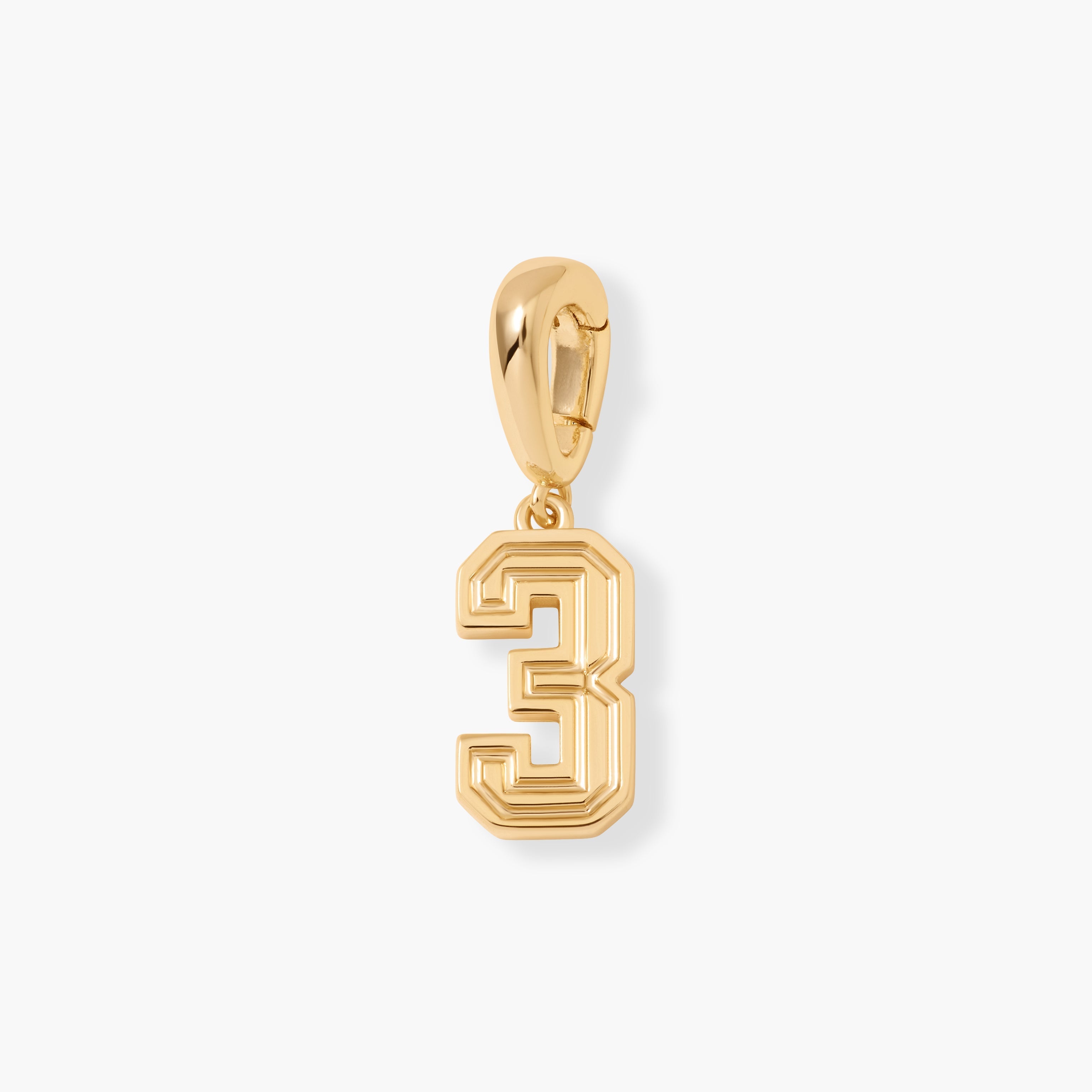 14K Gold Numeria Charm