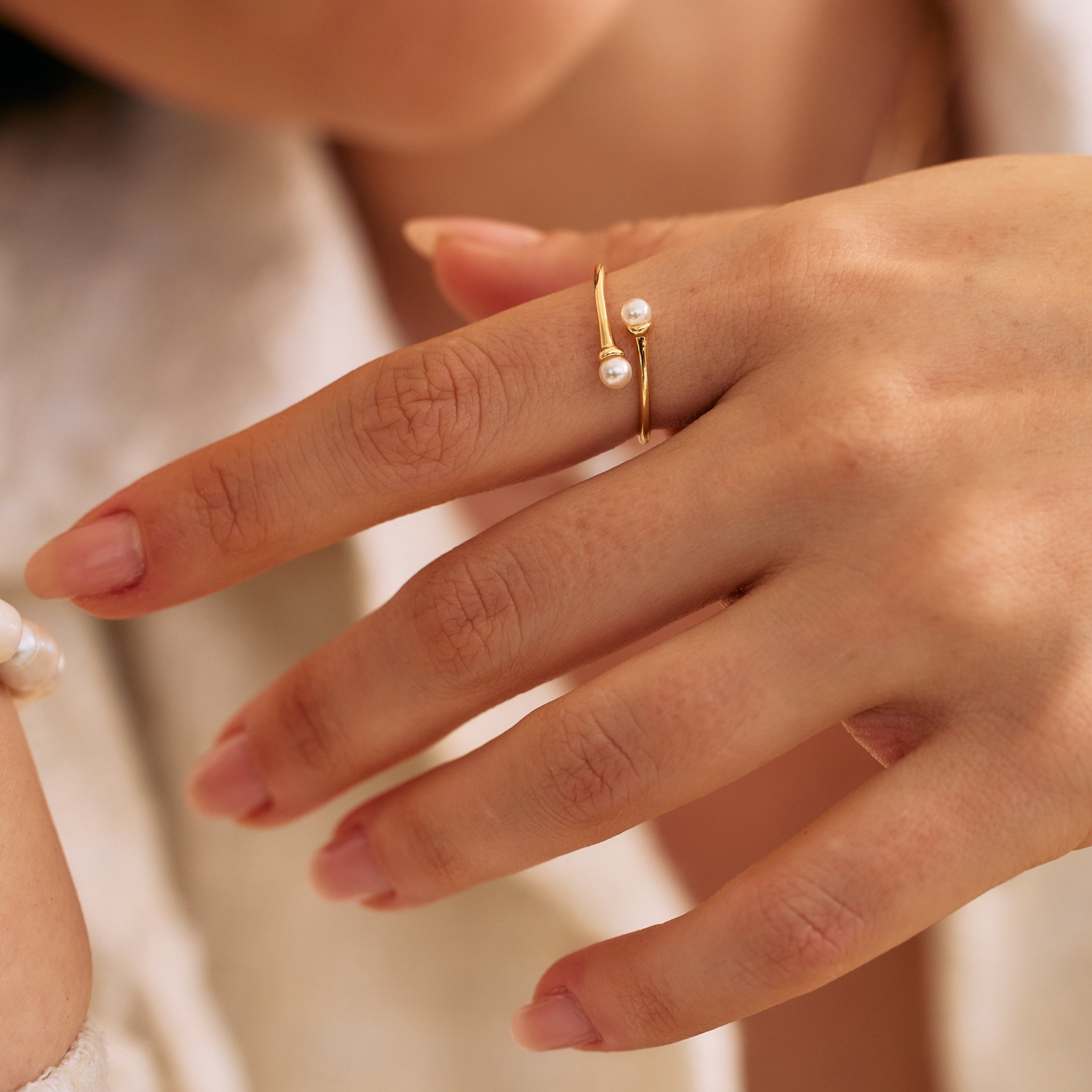 14K Gold Amara Pearl Ring