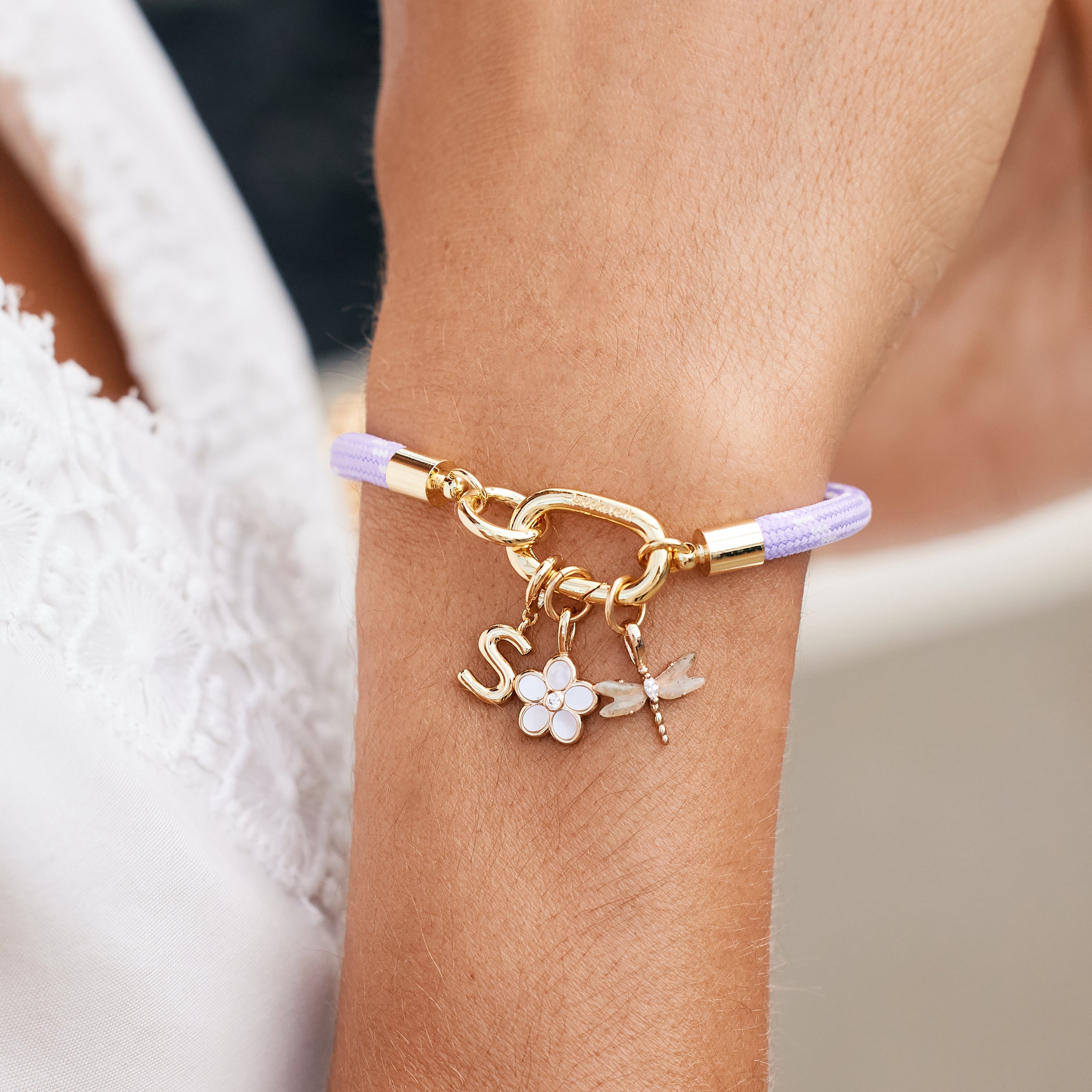 14K Gold Fleur Bloom Charm