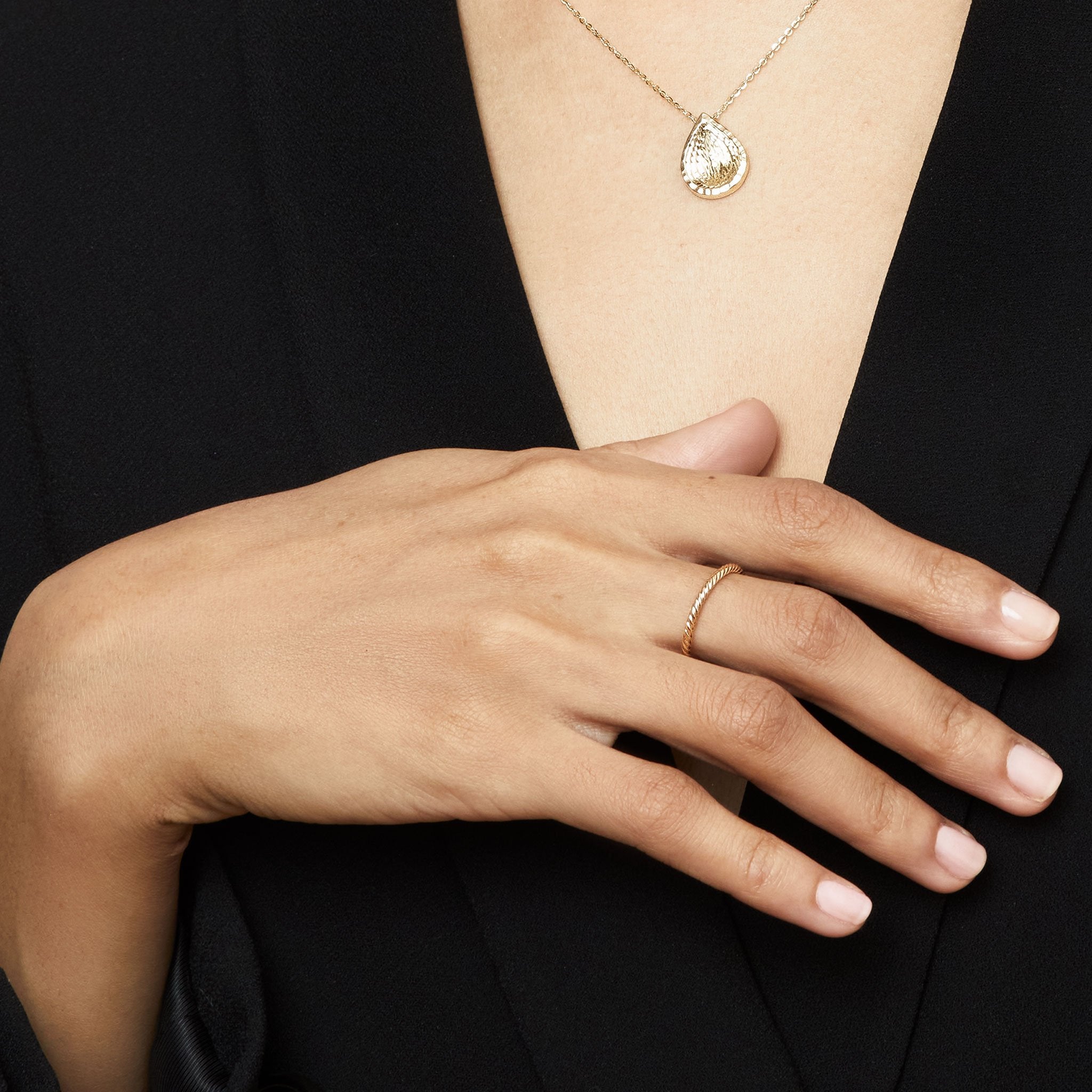 10K Gold Dawn Twisted Ring