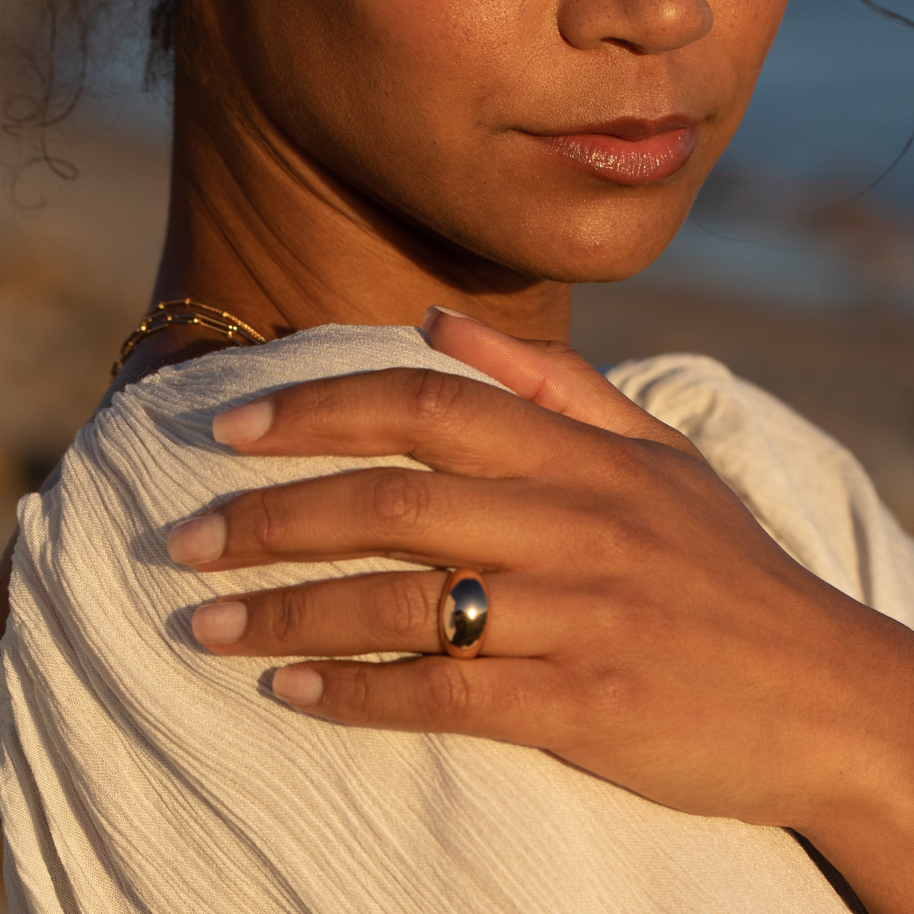 14K Gold Aureline Bold Ring