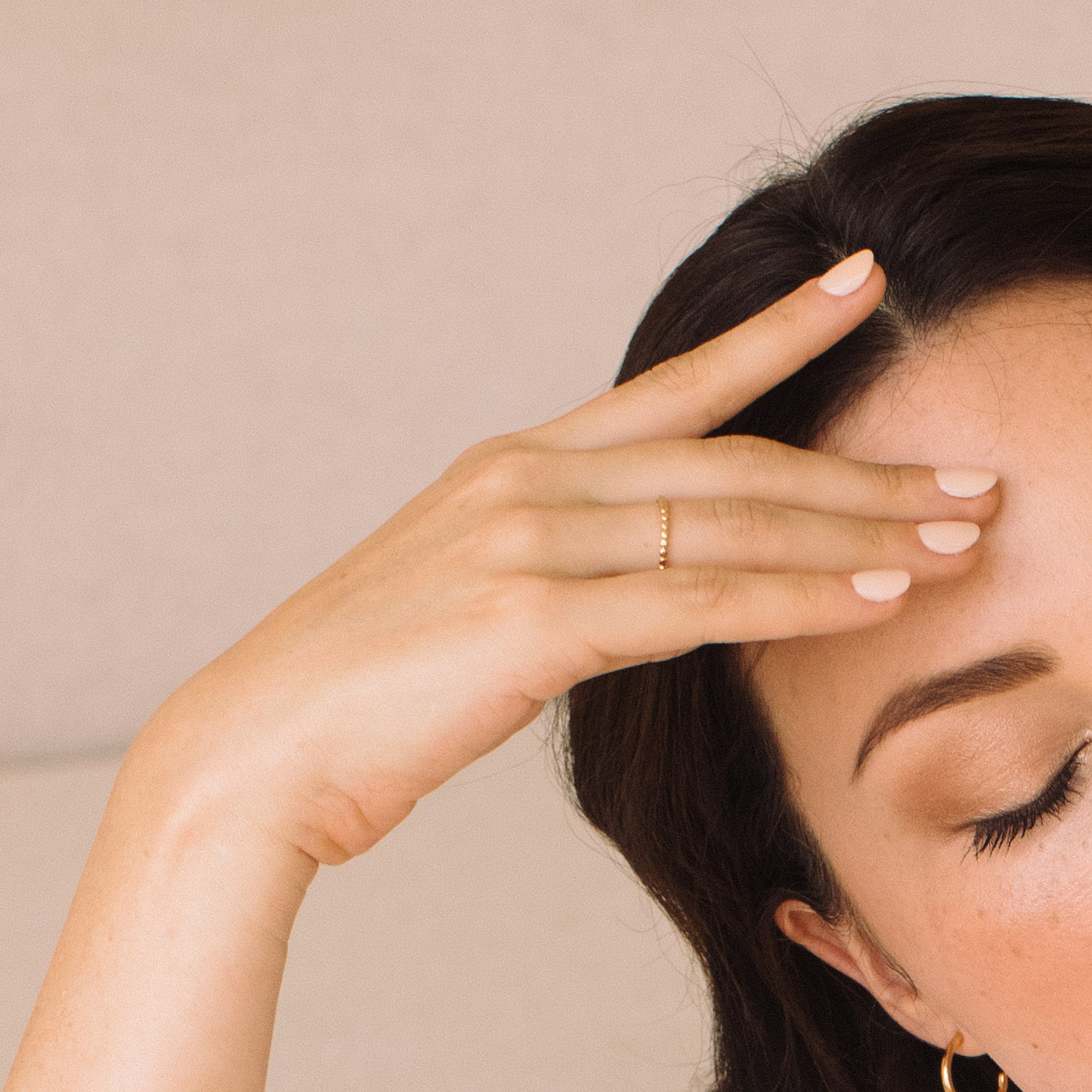 14K Gold Elaina Beaded Ring