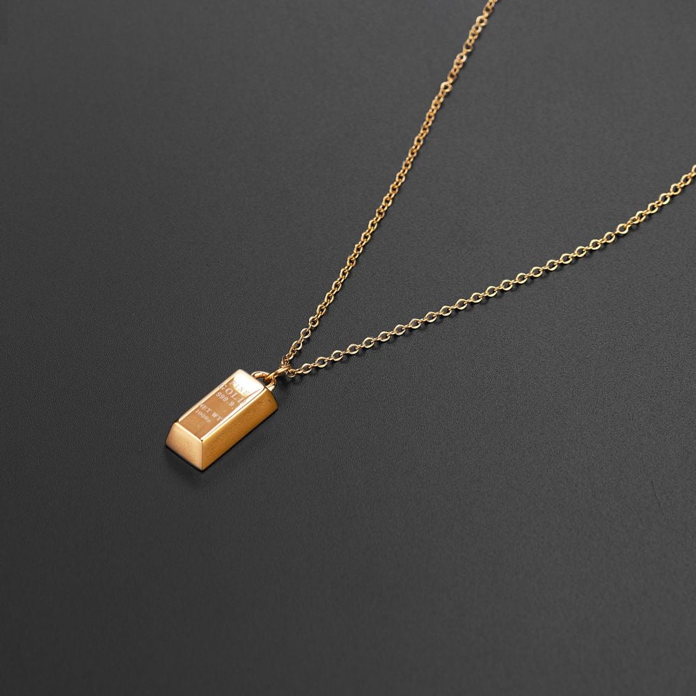 10K Gold Wealthy Nuggets Necklace