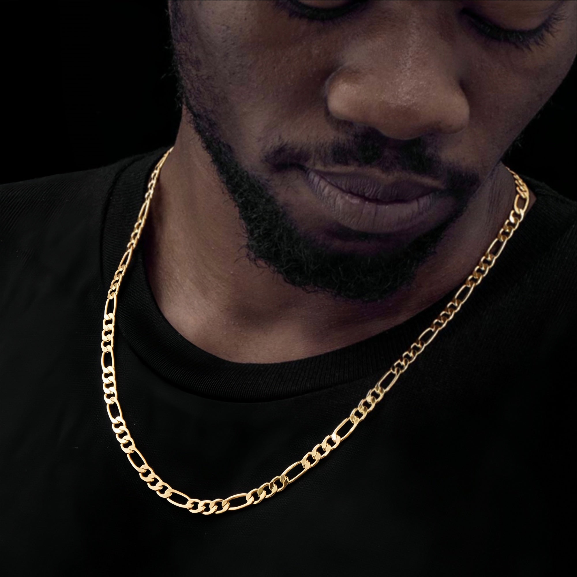 14K Gold Classic Figaro Chain