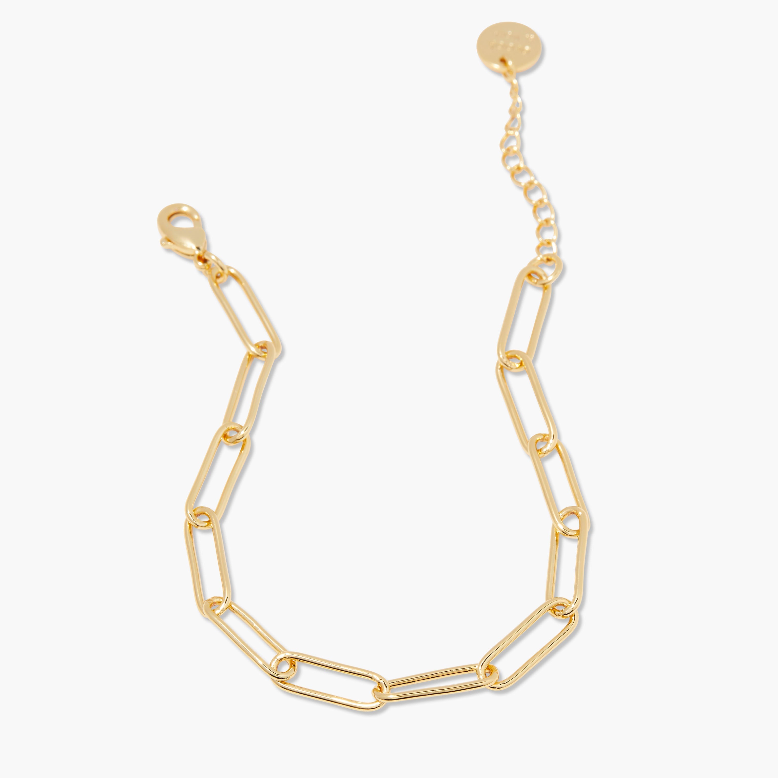 14K Gold Margaux Paperclip Chain Bracelet
