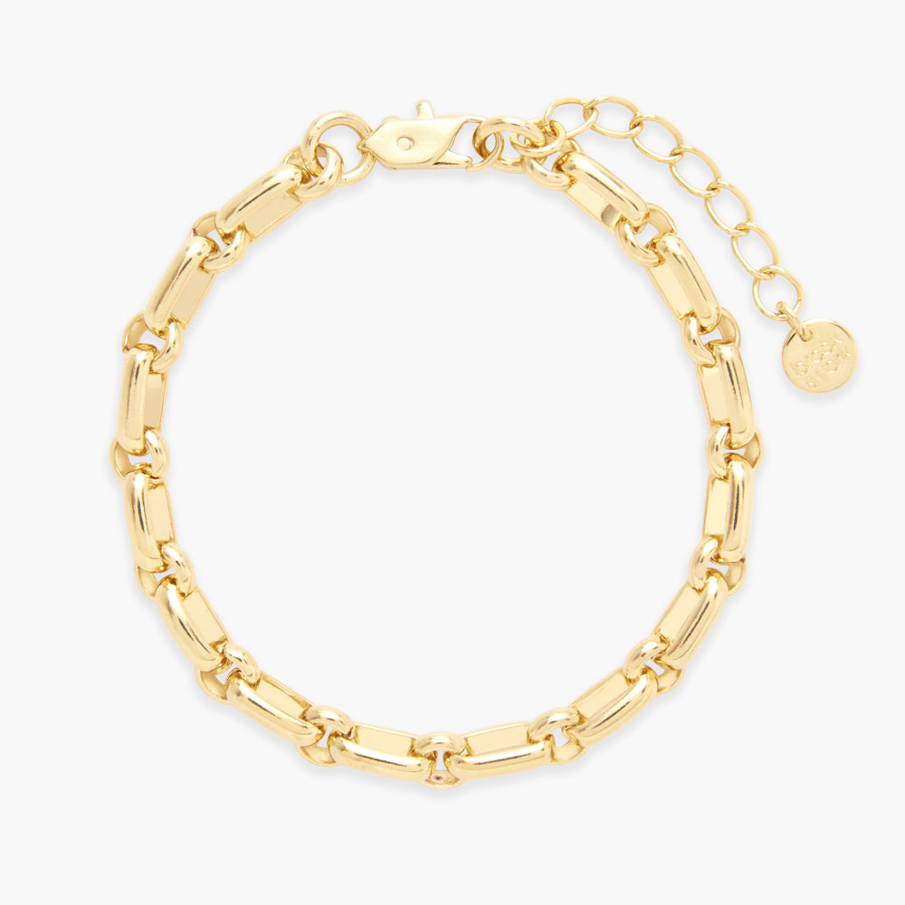 14K Gold Alessia Beaded Chain Bracelet