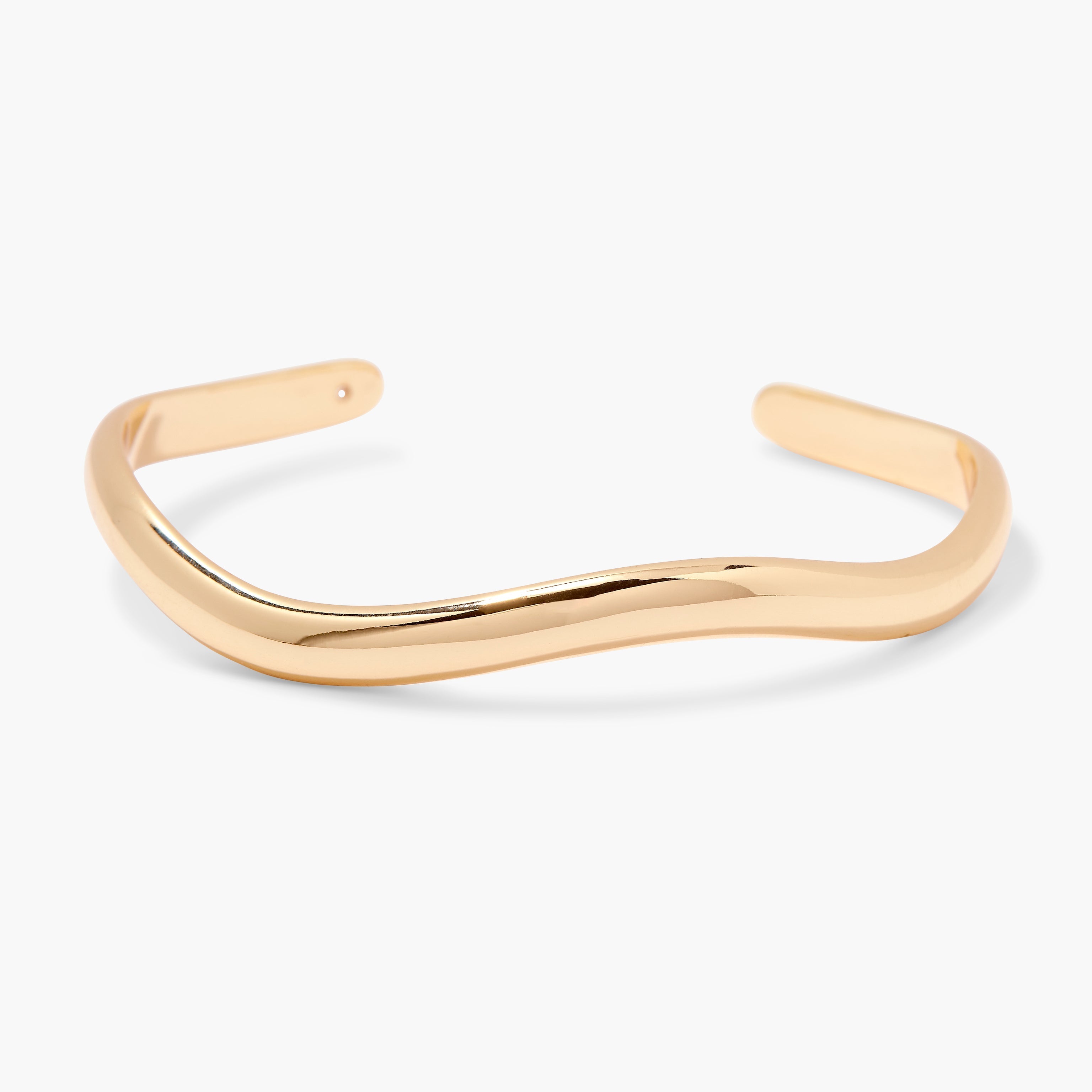 14K Gold Aurelia Wave Cuff