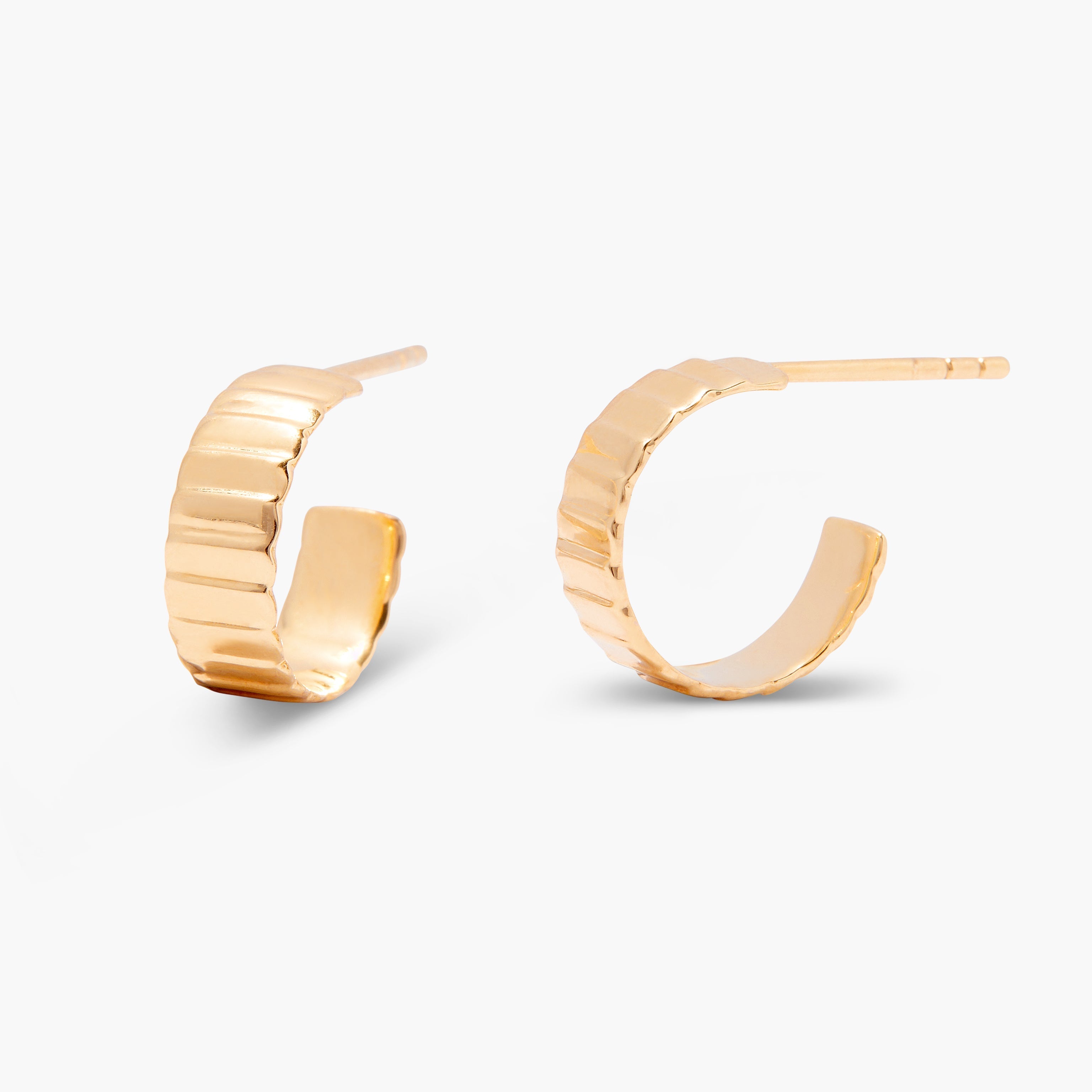 14K Gold Solara Luxe Hoops