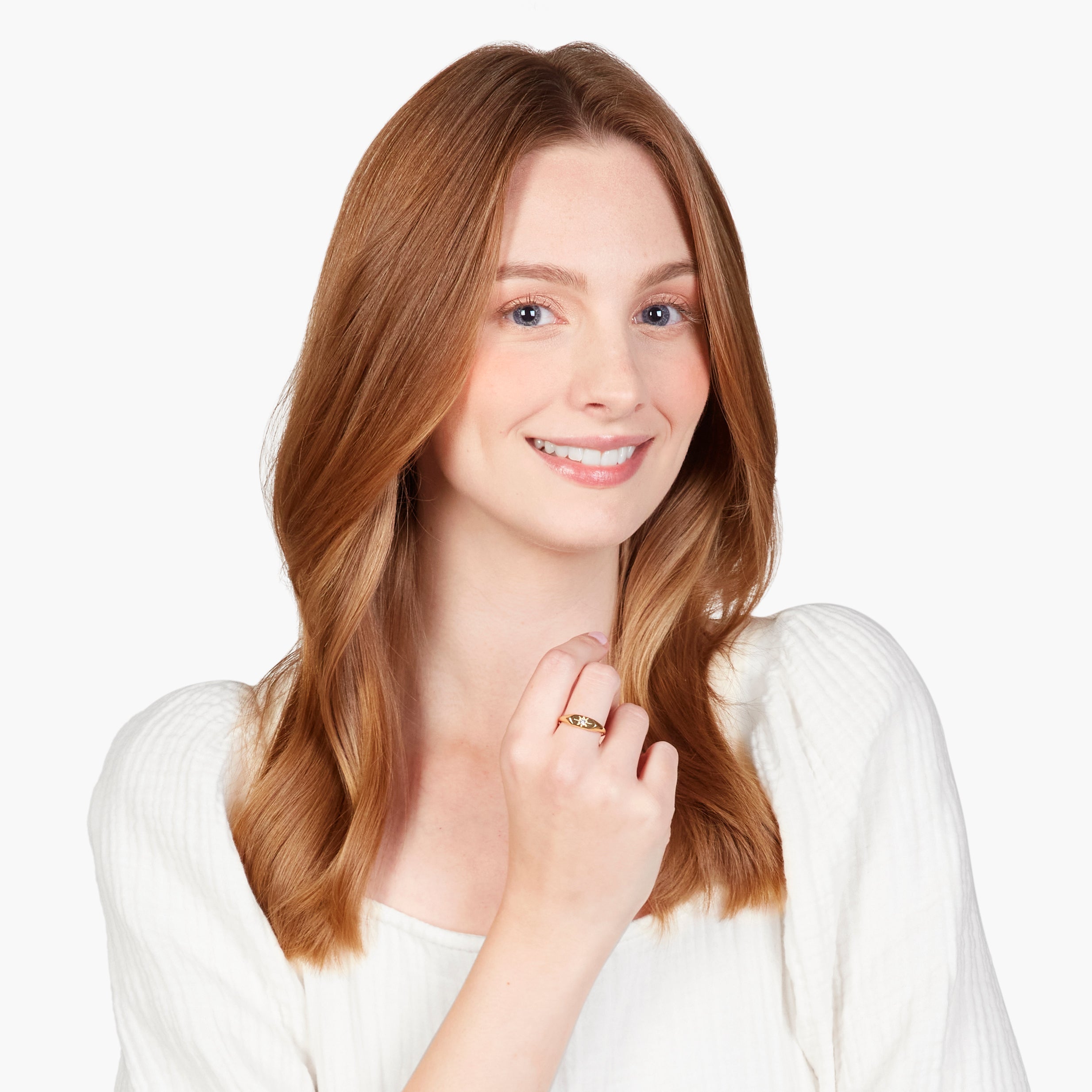 14K Gold Aurelle Crystal Ring