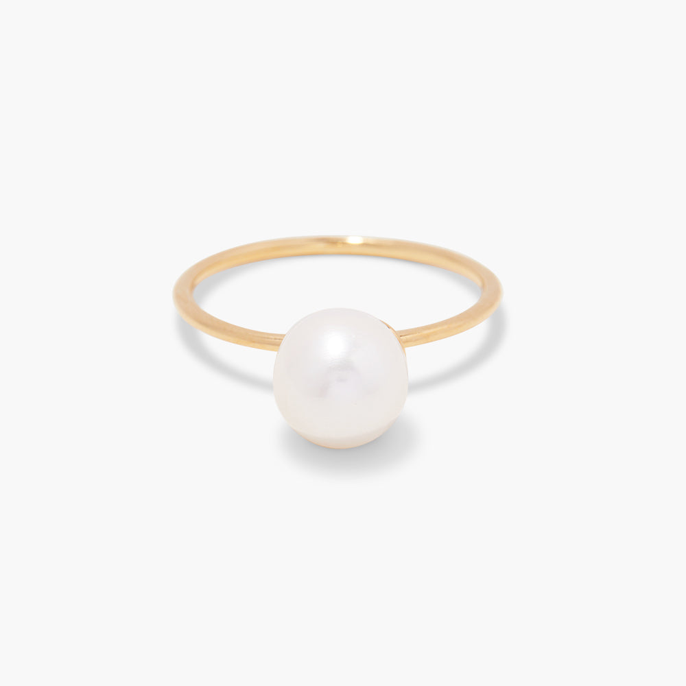 14K Gold Luna Pearl Ring