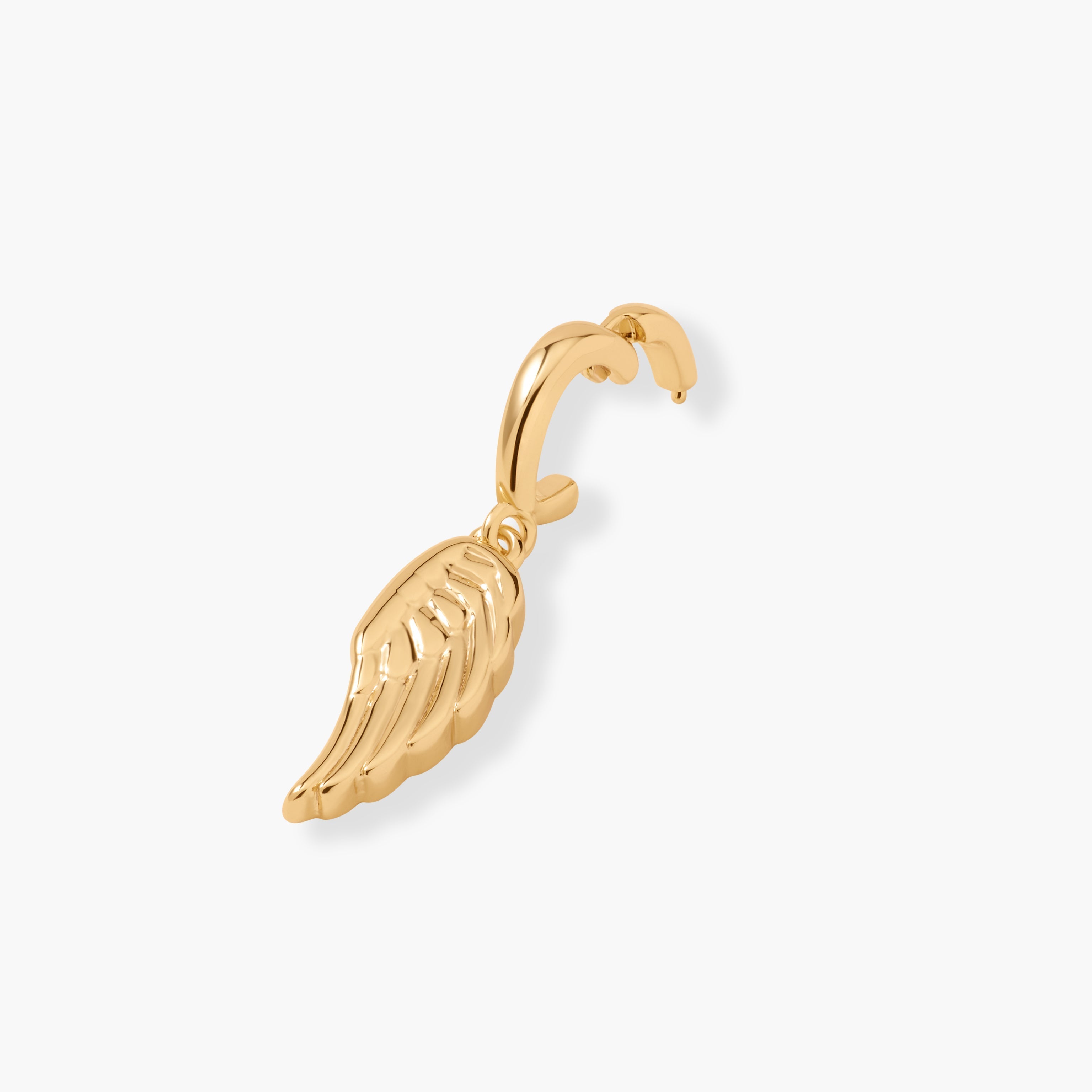 14K Gold Seraphina Angel Wing Charm