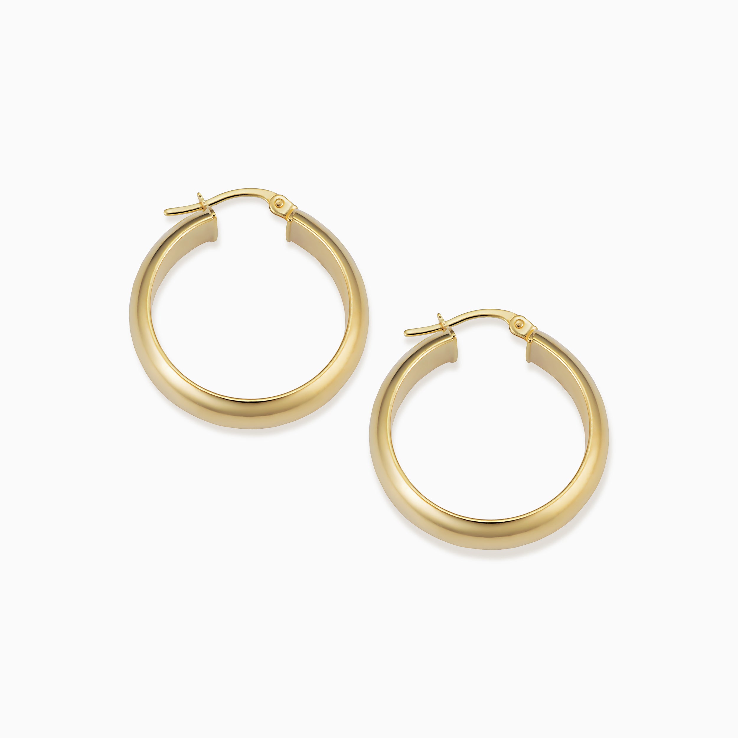 10K Gold High Society Dome Hoops