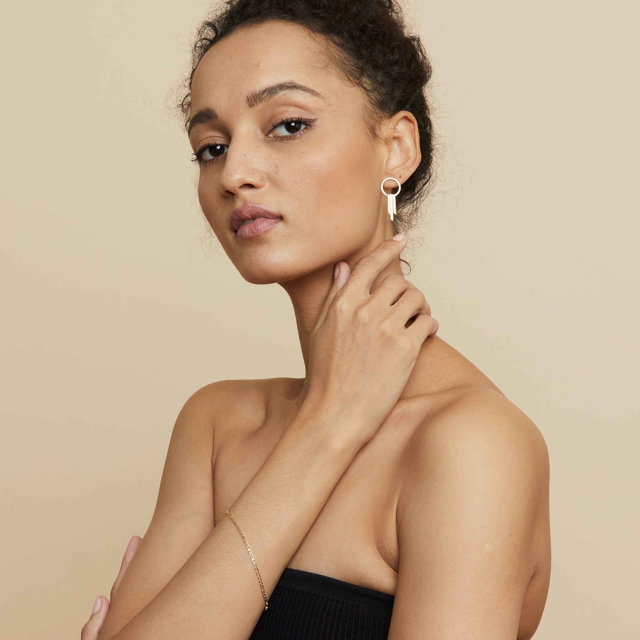 10K Gold Florentine Figaro Chain Bracelet