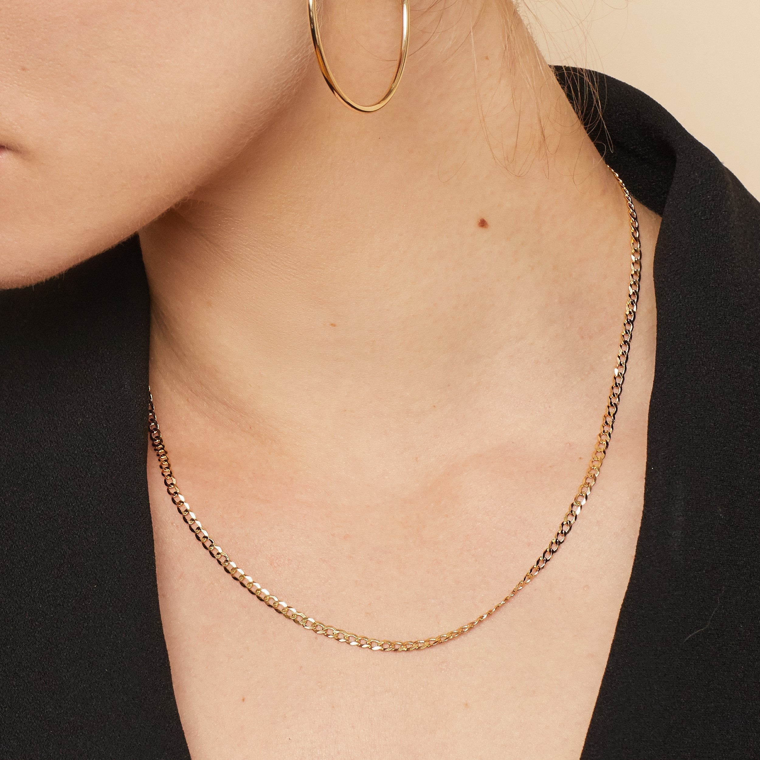 10K Gold Ardent Curb Chain