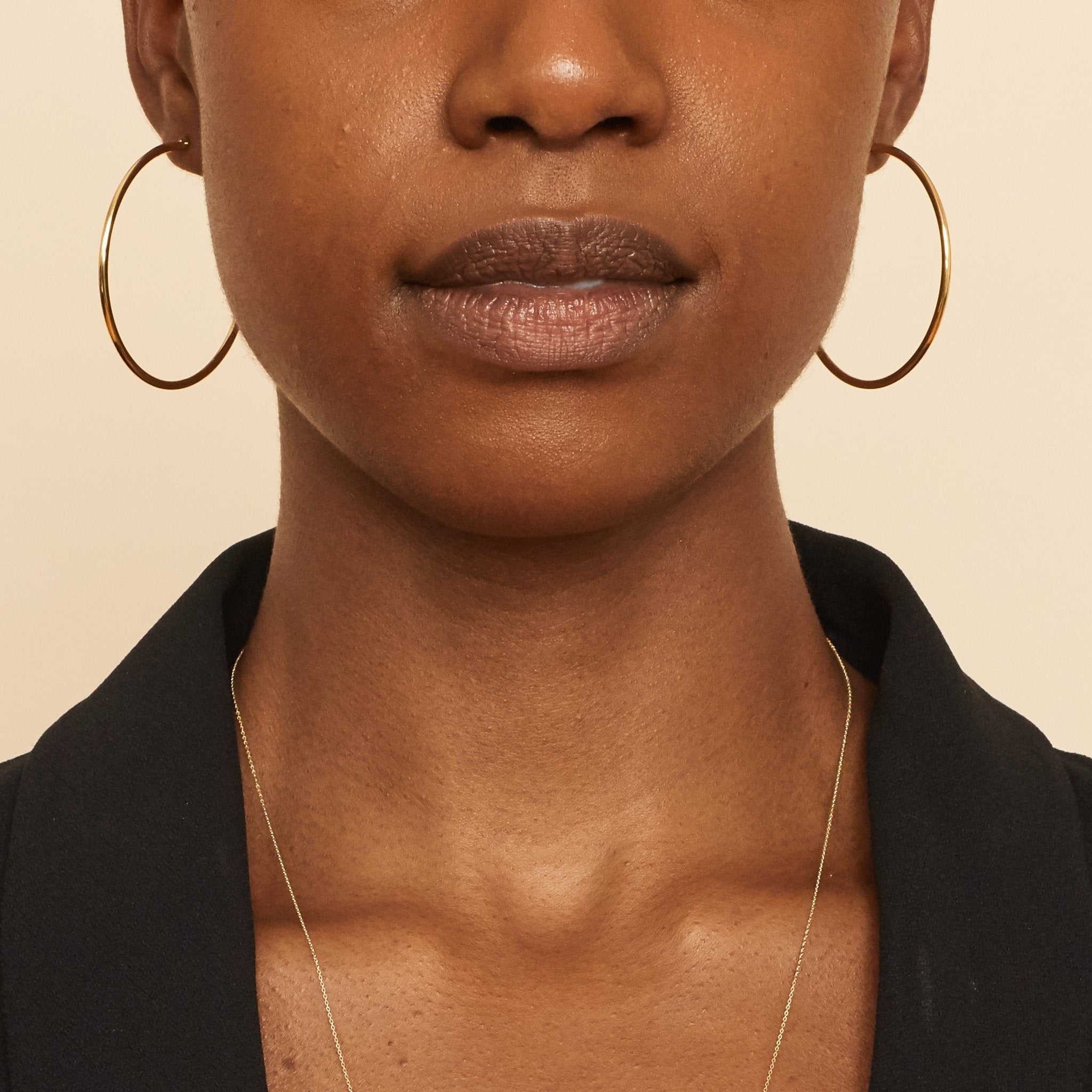 10K Gold Classic Dome Hoops