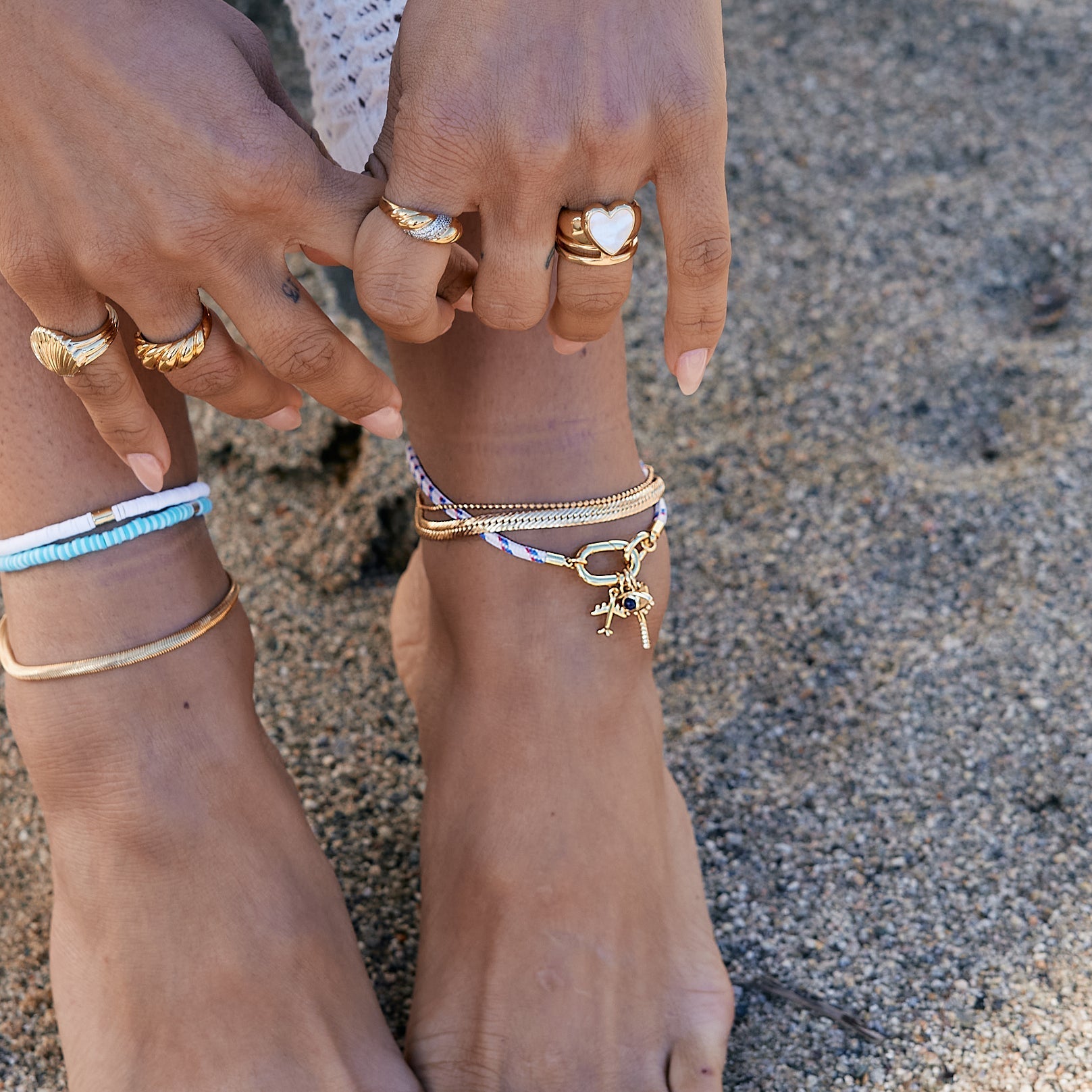 14K Gold Aviara Airplane Charm