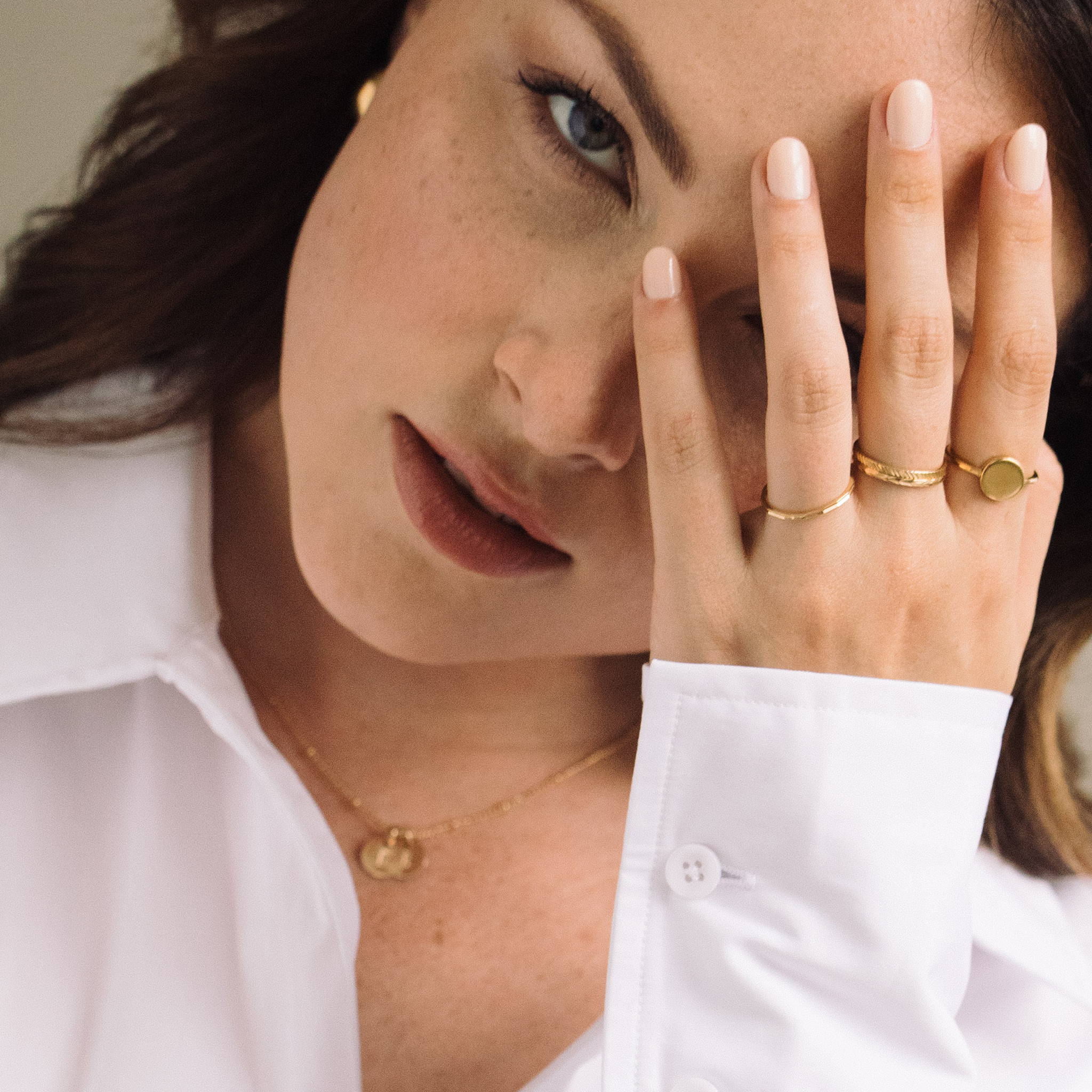 14K Gold Éclat Fine Band Ring