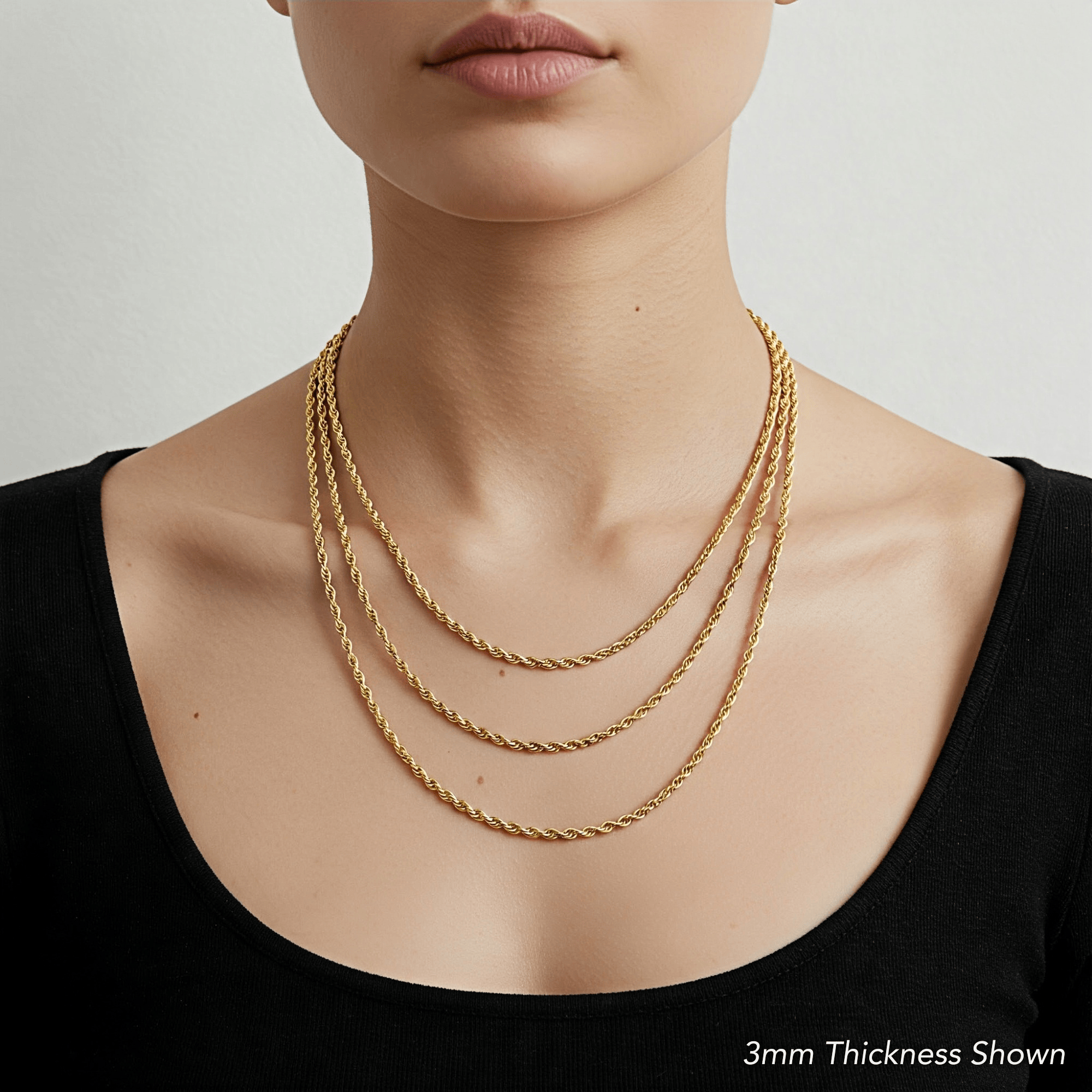 14K Gold Classic Rope Chain