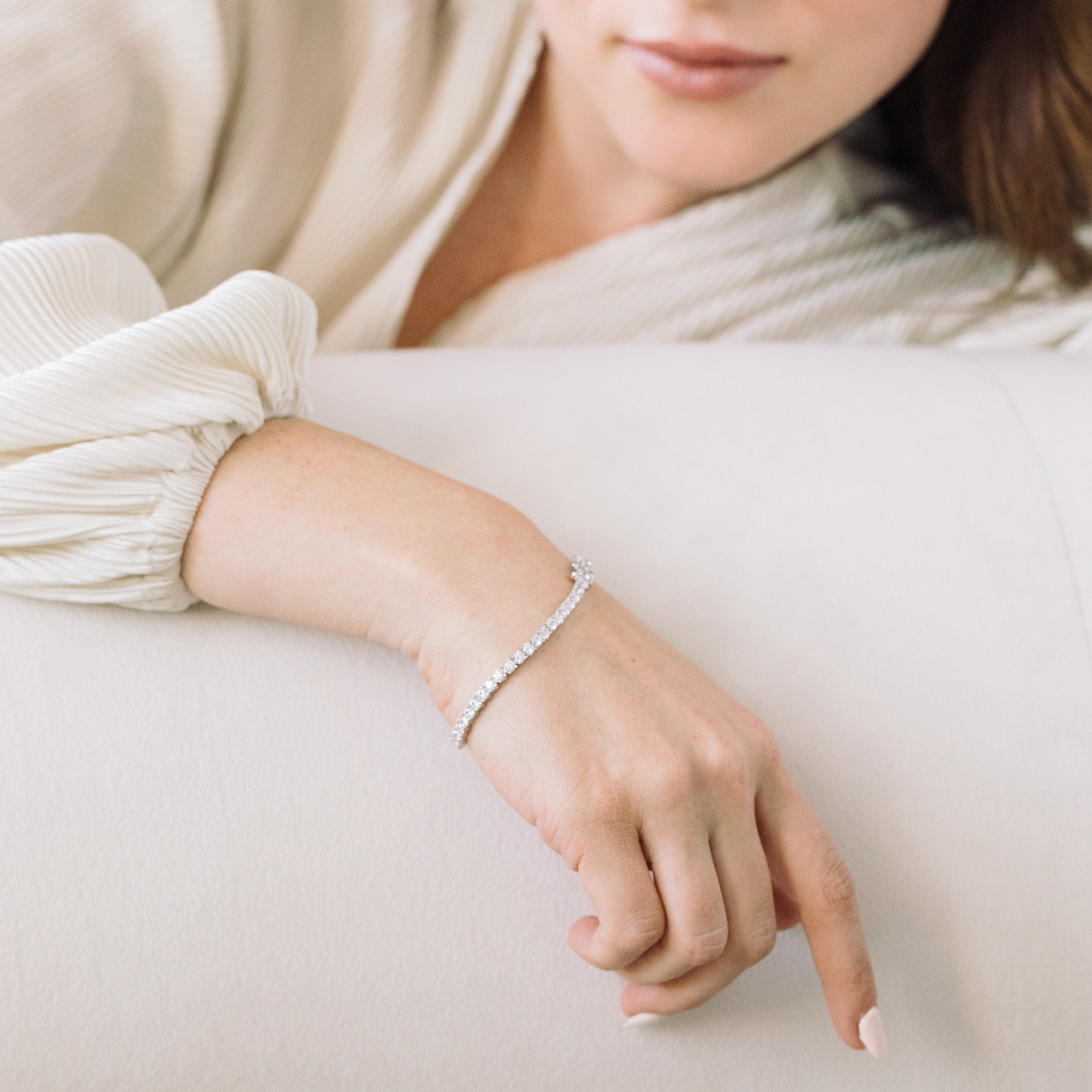 14K Gold Evelina Tennis Bracelet